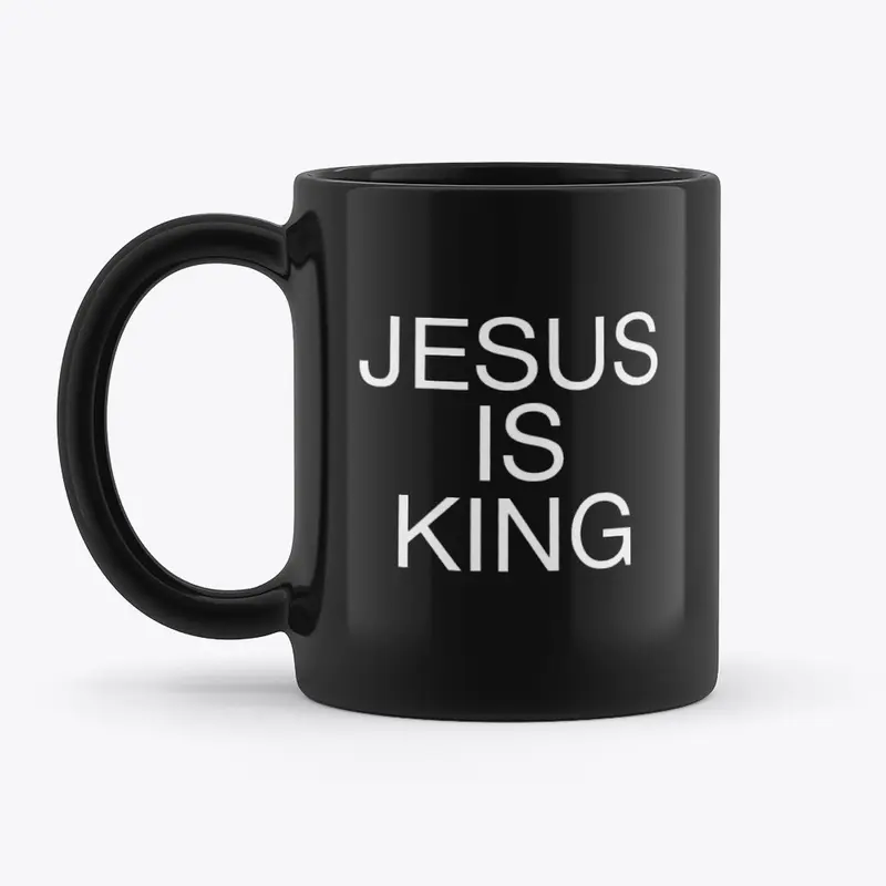 JESUS IS KING MUG